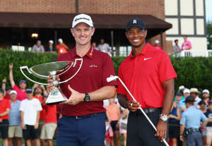 Justin Rose And Tiger Woods Wallpaper