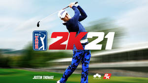 Justin Thomas Video Game Version Wallpaper