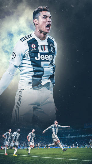 Juventus Football Legend Cristiano Ronaldo Wallpaper