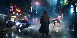 K In The City Of Los Angeles In Blade Runner 2049 Wallpaper