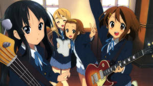 K-on Band Rehearsal Wallpaper