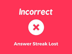 Kahoot Incorrect Answer Screen Wallpaper