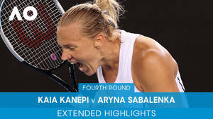 Kaia Kanepi Extended Match Highlights Wallpaper