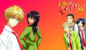 Kaichou Wa Maid Sama Idiot Trio Wallpaper