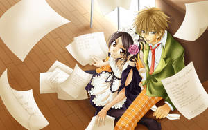 Kaichou Wa Maid Sama Usui X Misaki Art Wallpaper