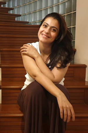 Kajol's Natural Look Wallpaper