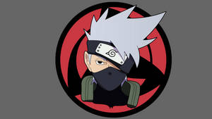 Kakashi 4k Face Against Sharingan Symbol Wallpaper