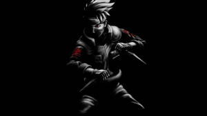 Kakashi 4k Red Symbol Wallpaper