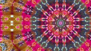 Kaleidoscope Style Tie Dye Wallpaper