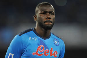 Kalidou Koulibaly Lips Pressed Wallpaper