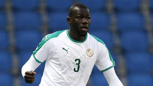 Kalidou Koulibaly White Uniform Wallpaper