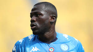 Kalidou Koulibaly Yellow Background Wallpaper