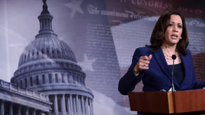 Kamala Harris At Us Capitol Wallpaper