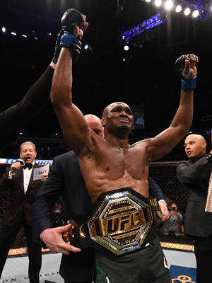 Kamaru Usman Champion Belt Wallpaper