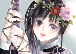 Kanao Tsuyuri Thorns Wallpaper