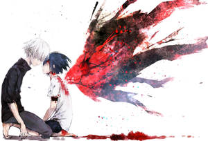 Kaneki And Touka, Two Halves Of A Whole Wallpaper