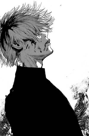 Kaneki Ken From Tokyo Ghoul Manga Series Wallpaper