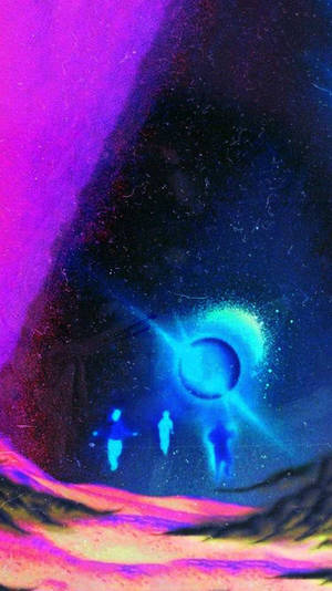 Kanye West Stands Proudly With Artwork Named After His Late Mother Wallpaper