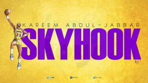 Kareem Abdul-jabbar Skyhook Art Wallpaper