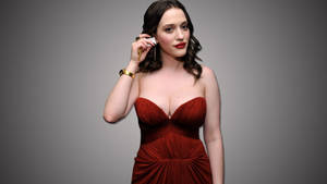 Kat Dennings Dress 64th Annual Primetime Emmy Awards Wallpaper