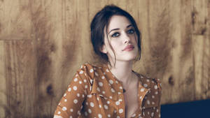 Kat Dennings Zooey Magazine Photoshoot Wallpaper