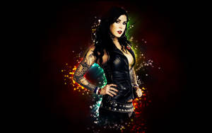 Kat Von D Tattoo In Glitters Wallpaper