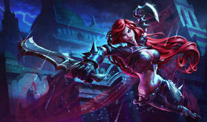 Katarina Cool League Of Legends Shot Wallpaper