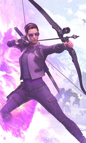 Kate Bishop Taking Aim Dlc Wallpaper