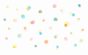 Kate Spade Desktop Colorful Watercolor Dots Wallpaper