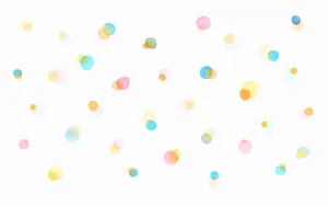 Kate Spade Desktop Colorful Watercolor Dots Wallpaper