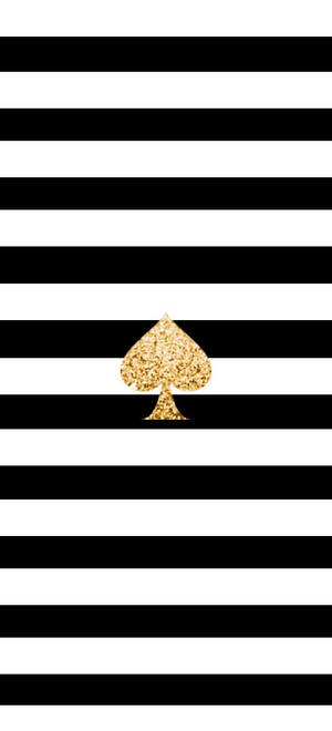 Kate Spade Glitter Gold Logo Wallpaper