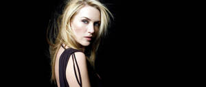 Kate Winslet Black Off-shoulder Dress Wallpaper