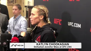 Katlyn Chookagian Being Interviewed Wallpaper