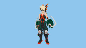 Katsuki Bakugo Hero Costume Wallpaper