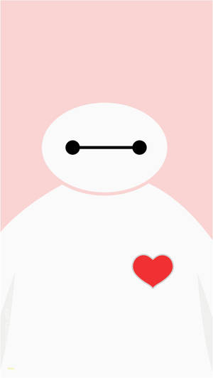 Kawaii Baymax Iphone Art Wallpaper