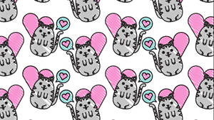 Kawaii Cat Laptop Wallpaper