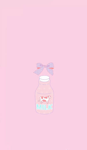 Kawaii Hd Milk Bottle Wallpaper