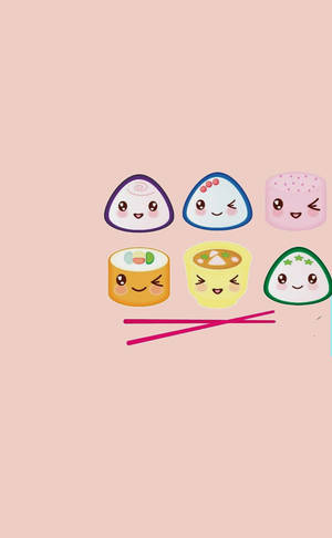 Kawaii Hd Sushi Wallpaper