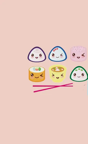 Kawaii Hd Sushi Wallpaper