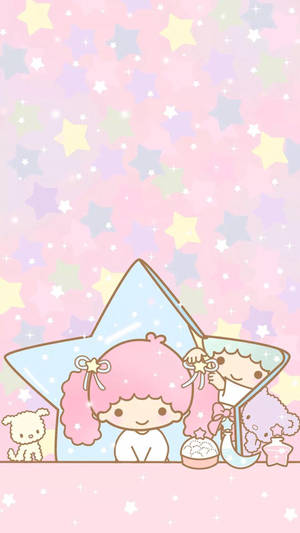 Kawaii Neko Iphone Digital Art Wallpaper