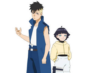 Kawaki And Himawari Wallpaper