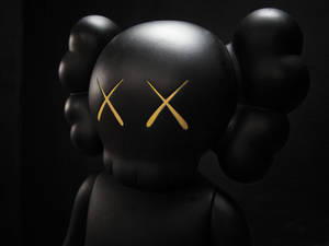 Kaws Companion Black Art Wallpaper