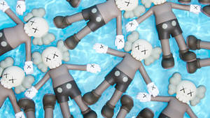 Kaws Companion Pool Party Wallpaper