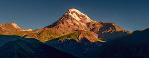 Kazbek Clear Sky Wallpaper