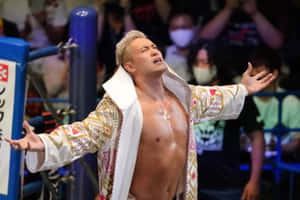 Kazuchika Okada Njpw Wrestling Superstar Wallpaper