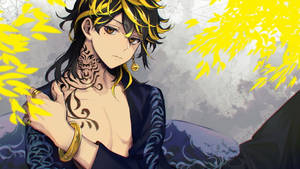 Kazutora Hanemiya With Tattoos Wallpaper