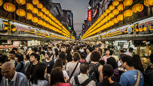 Keelung Night Market Wallpaper