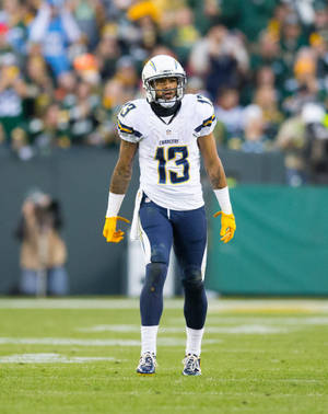 Keenan Allen In Action On The Field Wallpaper