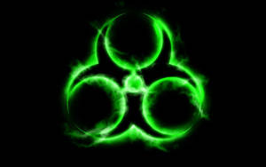 Keep Away From The Toxic Hacker Wallpaper