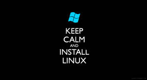 Keep Calm And Install Linux Os Wallpaper